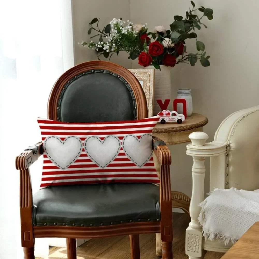 12X20 Inch Valentines Day Pillow Cover